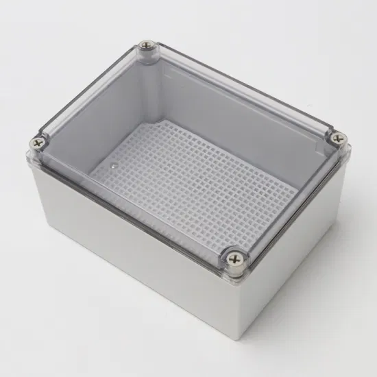 Пластиковая коробка CE IP67 ABS/PC распределительной коробки 200*150*100mm прозрачной крышки водоустойчивая