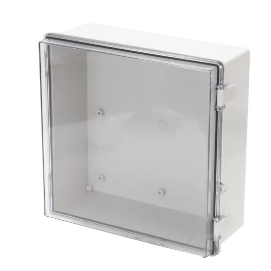 Пятно 330*330*130 мм АБС-пластик Водонепроницаемая распределительная коробка Прозрачная крышка IP66 13*13*5,1 дюйма CE Rohs