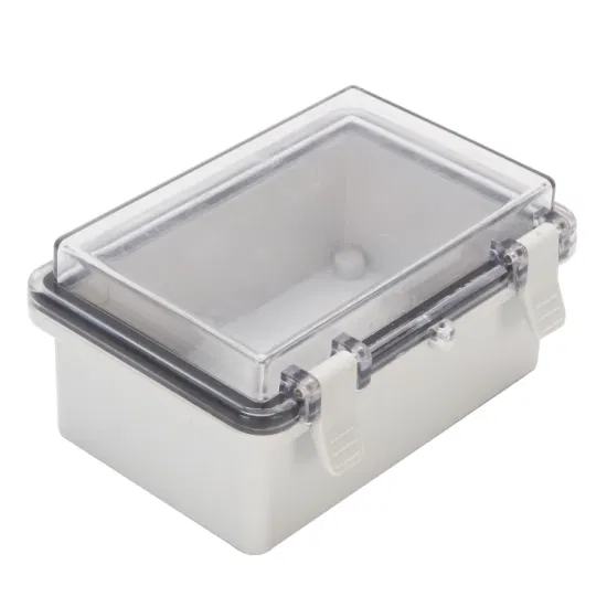 Наружная водонепроницаемая распределительная коробка электрического управления ABS IP66 с прозрачной крышкой для настенного монтажа 150*100*70 мм