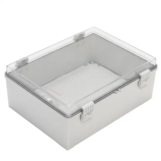 Наружная водонепроницаемая распределительная коробка 400*300*160 мм Прозрачная пластиковая крышка ABS/PC IP66 CE 15,7*11,8*6,3 дюйма Корпуса для электрооборудования