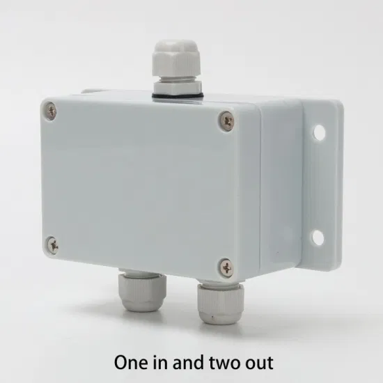 На открытом воздухе водоустойчивая цепь распределительной коробки 100*68*50мм кабеля одна в и 2 вне цепь пластмассы 15А 8 АБС