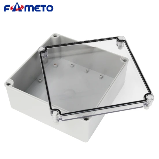 Наружная водонепроницаемая распределительная коробка 200*200*95 мм, прозрачная крышка, оптовая продажа