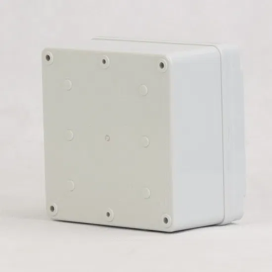 Водонепроницаемый корпус для улицы, пластиковая коробка, чехол для электронного проекта, водонепроницаемая распределительная коробка для электроники 125*125*75 мм