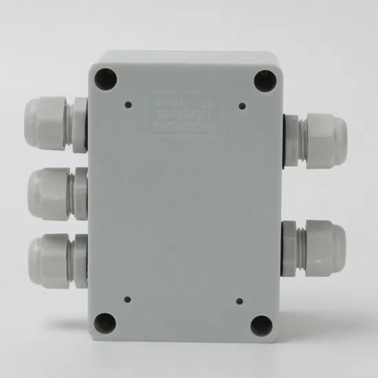 Два входа и три выхода 3,9*2,7*2 дюйма, распределительная коробка для проводов электропитания на открытом воздухе, АБС-пластик, серый цвет