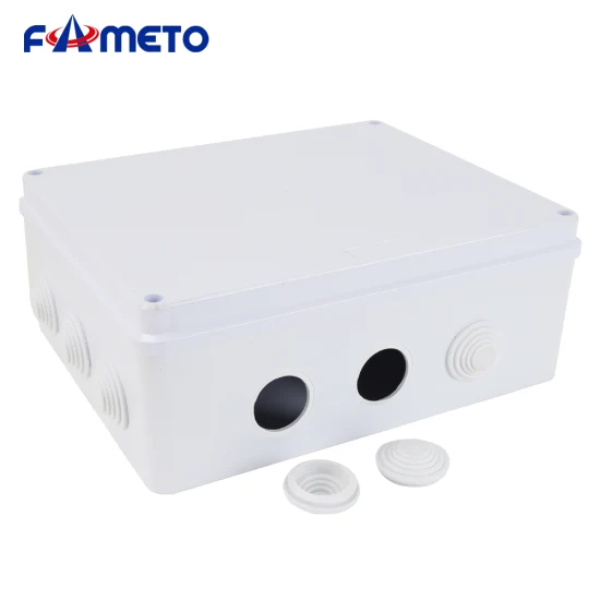 Наружная водонепроницаемая распределительная коробка 300X250X120 мм из АБС-пластика IP65 с белым пятном оптом