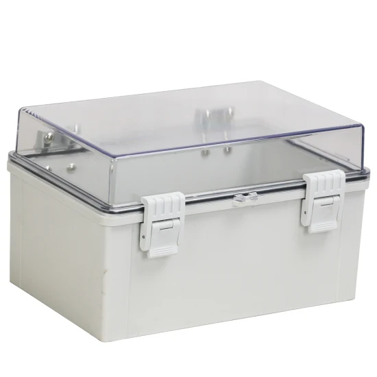 Дисплей ПЛК защищает корпус 300*200*180 мм, прозрачную водонепроницаемую пластиковую распределительную коробку IP66