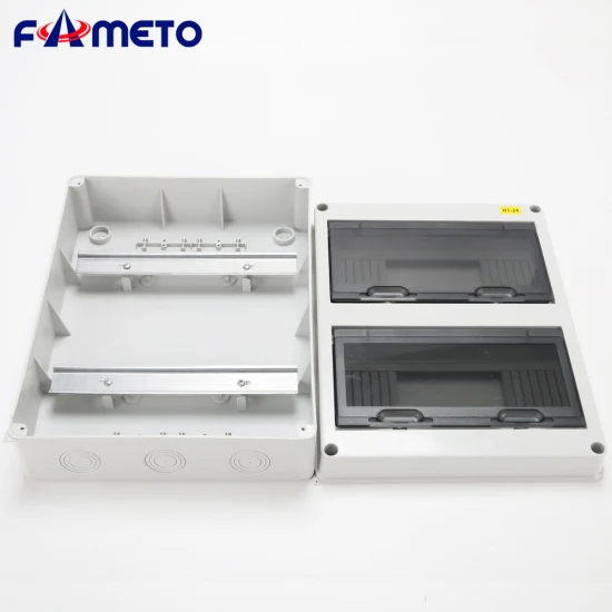 Ht-24 Водонепроницаемый 360*280*110 мм ABS+PC Заподлицо Тип 24-позиционная распределительная коробка MCB полюса