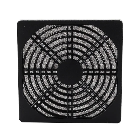 Осевой фильтр вентилятора 120 мм*120 мм АБС-пластик черный защитный кожух вентилятора