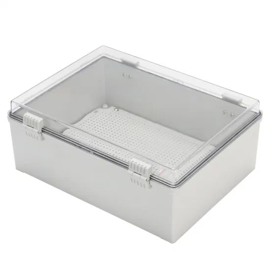 Наружная водонепроницаемая распределительная коробка 400*300*160 мм Прозрачная пластиковая крышка ABS/PC IP66 CE 15,7*11,8*6,3 дюйма Корпуса для электрооборудования