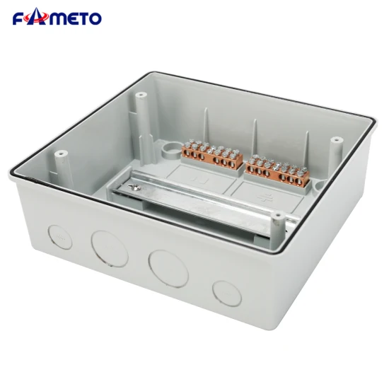 Фотоэлектрическая пластиковая распределительная коробка at-9 для ПК. Огнестойкая, водонепроницаемая изоляция. Защита IP67 может обеспечить поддержку установки.