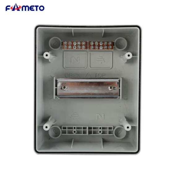 Фотоэлектрическая распределительная коробка at-6 Материал ПК Огнеупорный водонепроницаемый пластиковый корпус 6 бит