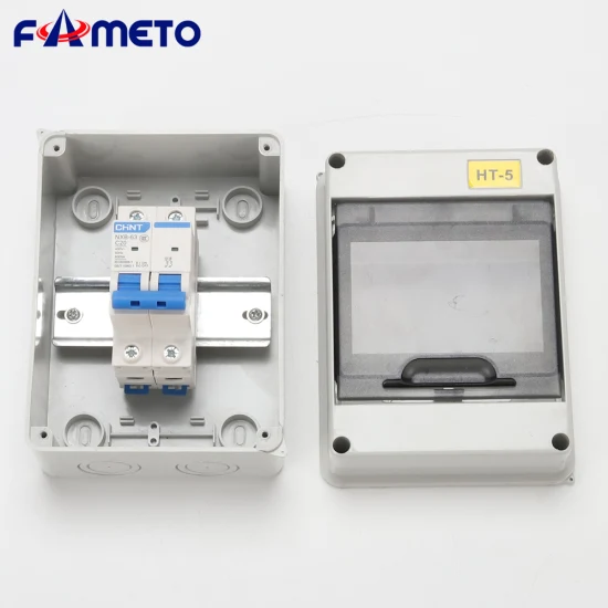 Ht-5 Пластиковый Водонепроницаемый 120*160*95 мм ABS Поверхностный Тип Заподлицо 5-канальная Распределительная Коробка MCB Открытый Электрический Блок Питания