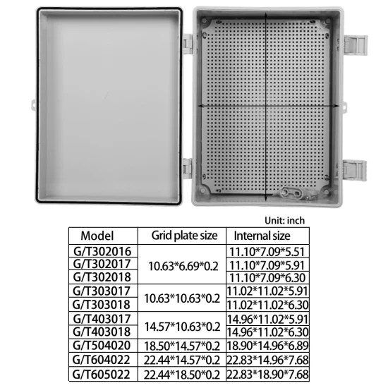 пластик IP66 АБС распределительной коробки 300*200*160мм на открытом воздухе водоустойчивый