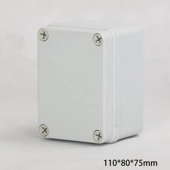 На открытом воздухе водонепроницаемая распределительная коробка IP67 110*80*70 мм из АБС-пластика Прямые продажи с фабрики