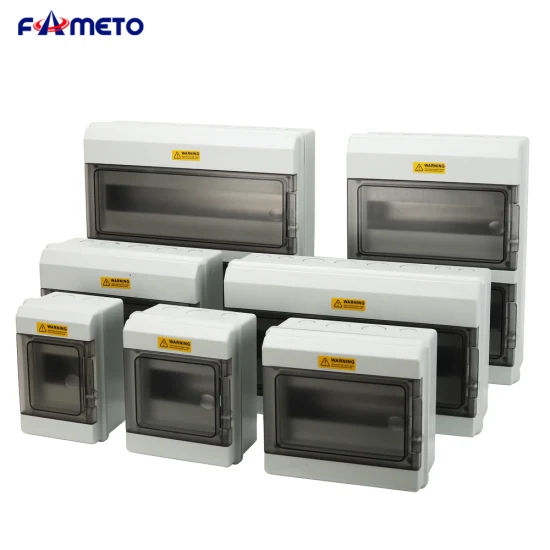 Fameto 15-канальная водонепроницаемая распределительная коробка IP66 для наружного применения, пластиковый корпус, солнечное фотоэлектрическое оборудование для распределения электроэнергии