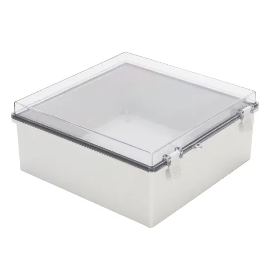 Пятно 330*330*130 мм АБС-пластик Водонепроницаемая распределительная коробка Прозрачная крышка IP66 13*13*5,1 дюйма CE Rohs