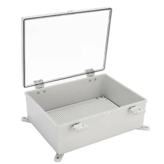 Наружная водонепроницаемая распределительная коробка 400*300*160 мм Прозрачная пластиковая крышка ABS/PC IP66 CE 15,7*11,8*6,3 дюйма Корпуса для электрооборудования