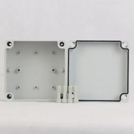 Водонепроницаемый корпус для улицы, пластиковая коробка, чехол для электронного проекта, водонепроницаемая распределительная коробка для электроники 125*125*75 мм