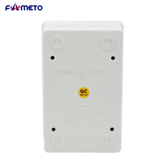 Пластиковая распределительная коробка At4way IP67, наружная водонепроницаемая фотоэлектрическая проводка, противопожарная защита ПК