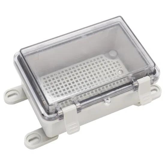 Наружная водонепроницаемая распределительная коробка электрического управления ABS IP66 с прозрачной крышкой для настенного монтажа 150*100*70 мм