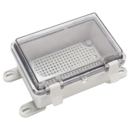 Наружная водонепроницаемая распределительная коробка электрического управления ABS IP66 с прозрачной крышкой для настенного монтажа 150*100*70 мм