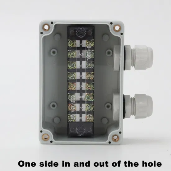 2 отверстия на одной стороне 100*68*50 мм Tb1508 400 В 15 А для использования вне помещений из АБС-пластика водонепроницаемая распределительная коробка