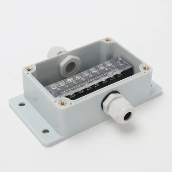 Один входной и один выходной терминал Водонепроницаемая распределительная коробка 100*68*50 мм Установите уши ABS IP67 Tb1508 Медь