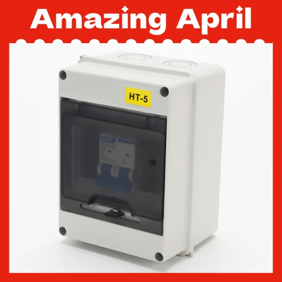 Ht-5 Пластиковый Водонепроницаемый 120*160*95 мм ABS Поверхностный Тип Заподлицо 5-канальная Распределительная Коробка MCB Открытый Электрический Блок Питания