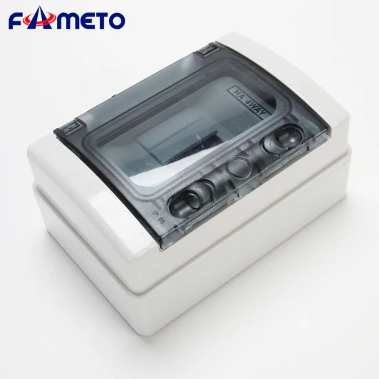 Ha-4 ​​Ways IP65 Водонепроницаемая наружная распределительная коробка 140*210*100 мм, пластиковая 4-полосная/4-полюсная распределительная коробка