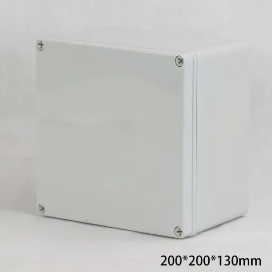 Пластиковая водонепроницаемая распределительная коробка 200*200*130 мм ABS CE IP67 Блок управления питанием Spot Оптовая продажа