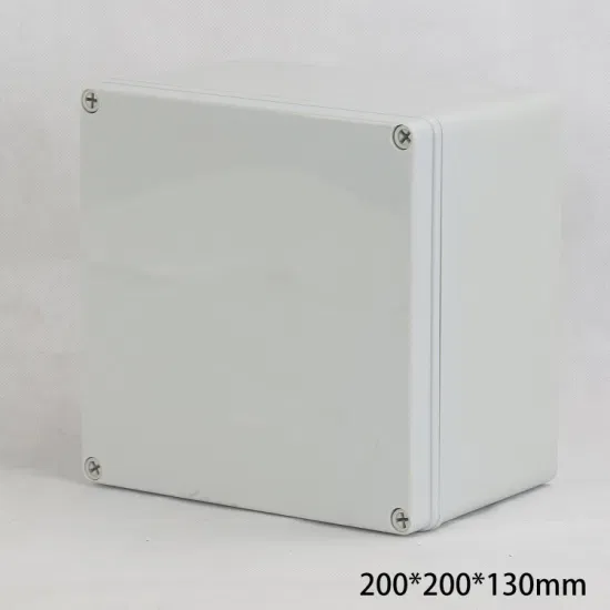 Пластиковая водонепроницаемая распределительная коробка 200*200*130 мм ABS CE IP67 Блок управления питанием Spot Оптовая продажа