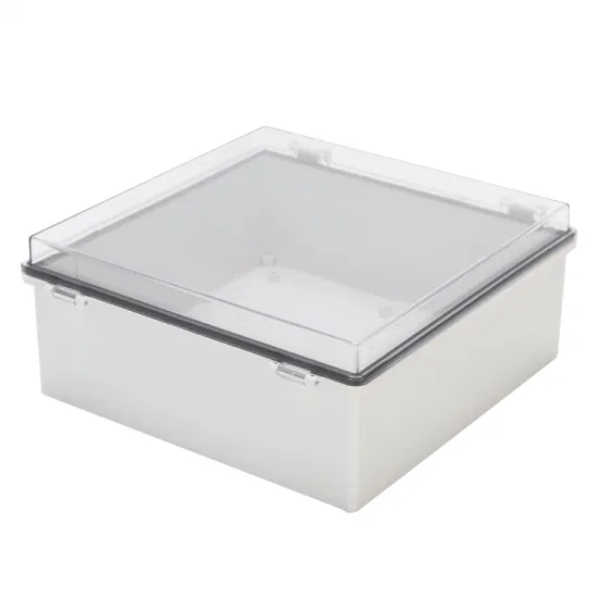Пятно 330*330*130 мм АБС-пластик Водонепроницаемая распределительная коробка Прозрачная крышка IP66 13*13*5,1 дюйма CE Rohs